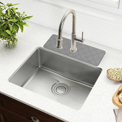 Kitchen Sink Splash Guard 2 PCS 30 Inch Sink Faucet Mat Splash Guard