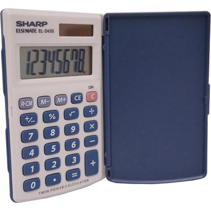 Sharp Calculators EL-243SB 8-Digit Pocket Calculator