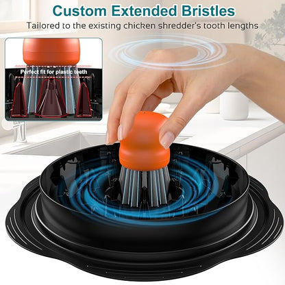 Mini Dish Brush for Cleaning Chicken Shredder, Palm Brush Dish Scrubber
