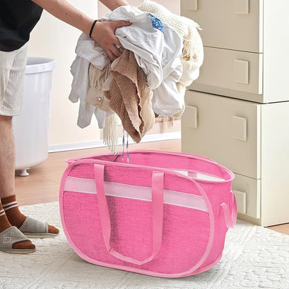 Collapsible Laundry Baskets, Foldable Tear Proof Pop Up Hamper