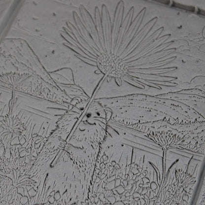 Quokka Clay Texture Roller (4") - Storybook Set #01 - Embossing Pattern Roller for Polymer & Ceramic Clay, Pottery & Crafts
