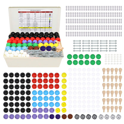 RELIANCER Molecular Model Kit,419PCS Organic Molecular Chemistry Set w/Atoms & Bonds,Molecular Structures Building Kit for Chemistry Learning,STEM Science Kits for Teachers,Students,Young Scientists