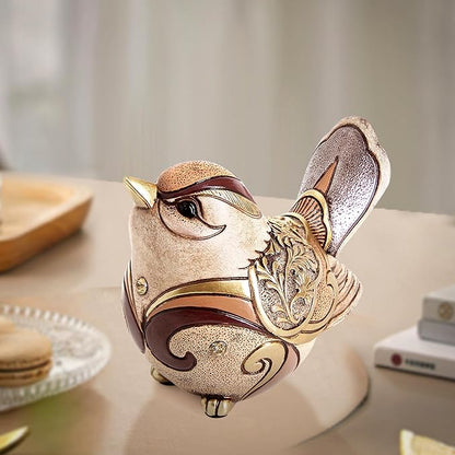 Bird Figurines For Home Decor,Bird Statue Sculpture For Shelf Decor Accents,Boho Bird Decorations For Table Office Living Room Bedroom,Retro Animal Statues Decorative Bird Gifts For Bird Lovers Women
