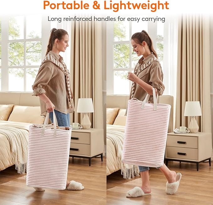 Lifewit 1 Pack Laundry Hamper Large Collapsible Laundry Baskets, Freestanding