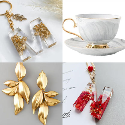 120 Pcs Champagne Gold Imitation Gold Leaf Sheets, 3.54x3.54 Inches Foil Sheets for Crafts, Sculptures, Furniture, Art Decorations, Gilding, Nails & Paintings