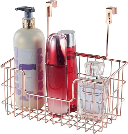 Wire Hanging Storage Basket 2 Packs, Wall Mounted Kitchen Bathroom Storage