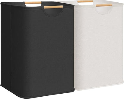 STORAGE MANIAC 2-Pack Large Laundry Hamper, 100L Collapsible Laundry Basket