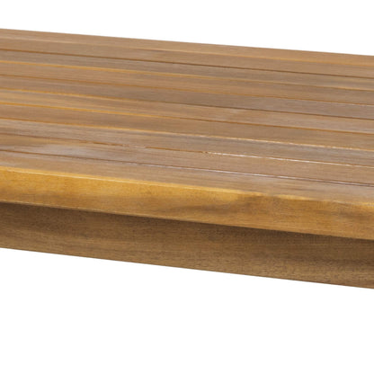 Christopher Knight Home Timothy Outdoor Acacia Wood Coffee Table, Teak Finish