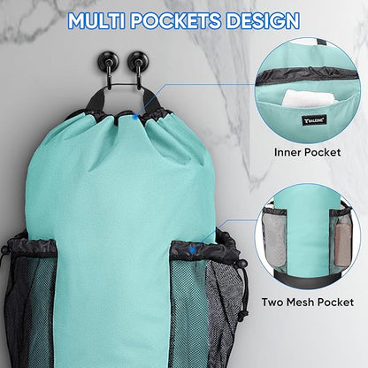 BALEINE 150L Laundry Bag Backpack, 900D Oxford Fabric Large Travel Laundry Bags