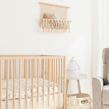 Crane Baby Macrame Hanging Storage Bin