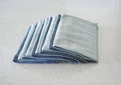 Microfiber Cleaning Cloths, Attract Dust Like a Magnet, Use Wet or Dry