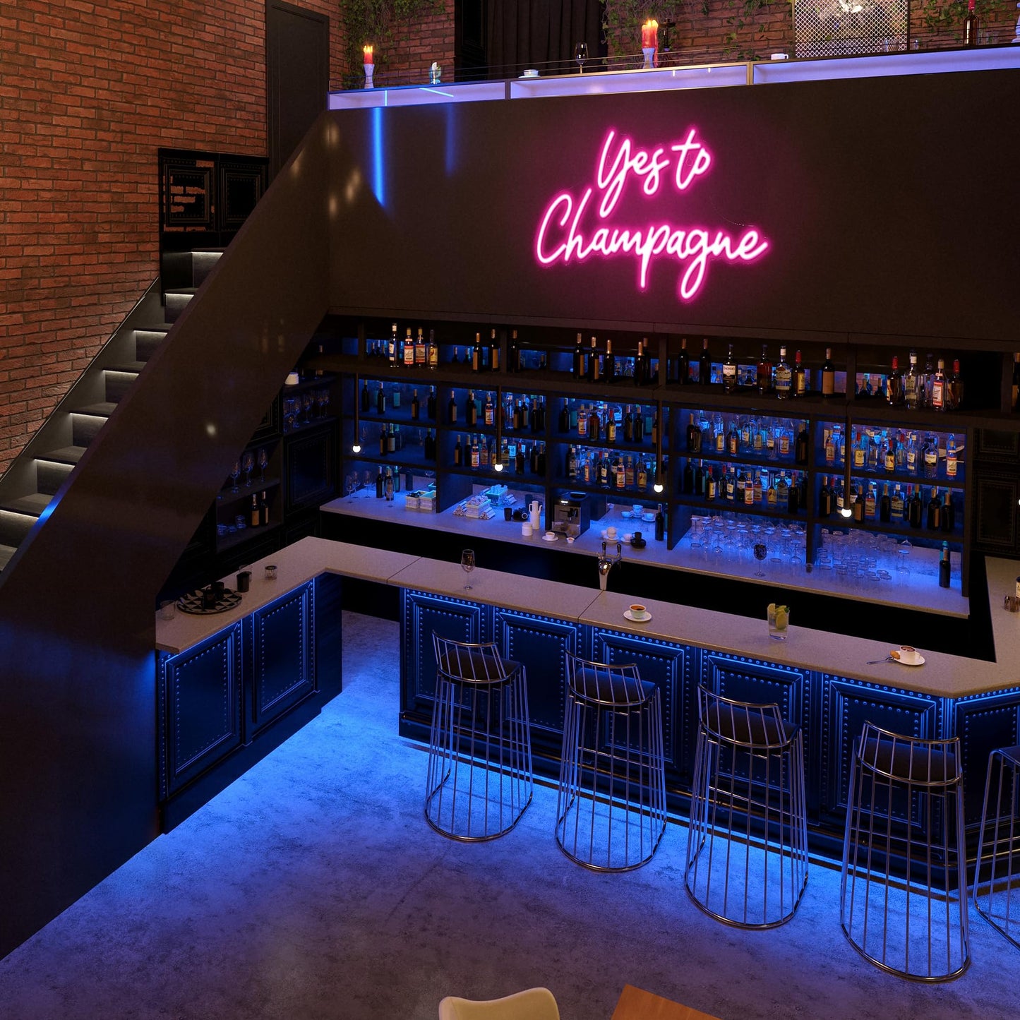 Kavaas Its 5 O'clock Somewhere Neon Sign, Neon Bar Signs for Home Bar Decor, Man Cave Pub Party - Best Gifts for Husband, Father, Birthday, Christmas