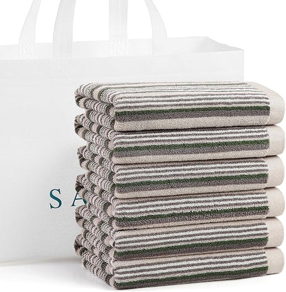 SALAS Kitchen Dish Towels for Drying Dishes, Large Cotton Kitchen Towels