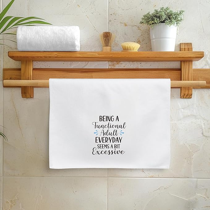 GROBRO7 Funny Sayings Hand Towel