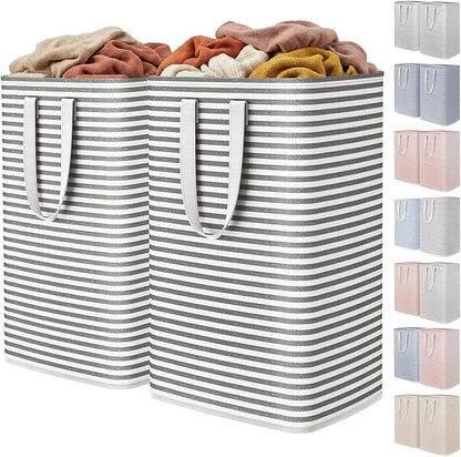 Lifewit 2 Pack Laundry Hamper Large Collapsible Laundry Baskets, Freestanding