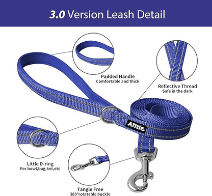AIITLE Dog Harness, No-Pull Cat Harness with a Leash, Adjustable Reflective Dog Vest, Cat Harness Escape Proof, Outdoor Walking, Running,Training for Extra Small Dogs and House Cats Royal Blue XXXS