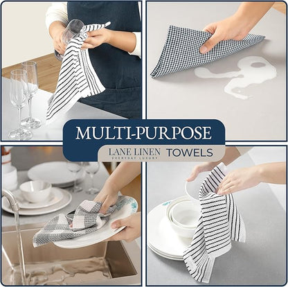 LANE LINEN Kitchen Towels & Dishcloths Set