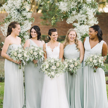 DEEMEI 15 PCS Babys Breath Artificial Flowers Fake Babys Breath Flowers Artificial Bulk White Gypsophila Bouquets Real Touch Faux Flowers for Wedding Floral Arrangement Party Home Decoration