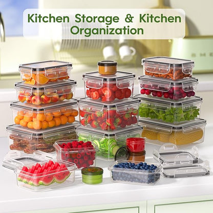 36-Piece Food Storage Containers