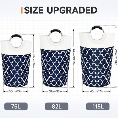 Large Laundry Basket Laundry Hamper Bag Washing Bin Clothes Bag Collapsible Tall