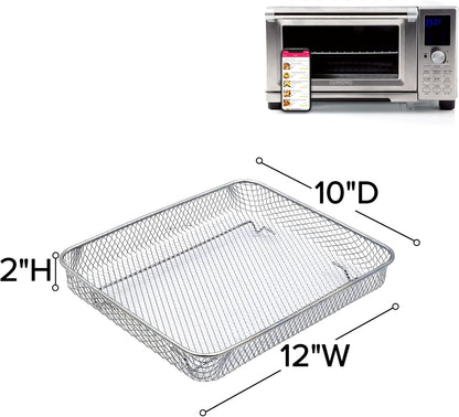 Nuwave Air Fry Basket for the NuWave Bravo XL, Air Fryer Toaster Oven Basket Accessories for French Fry and Frozen Food