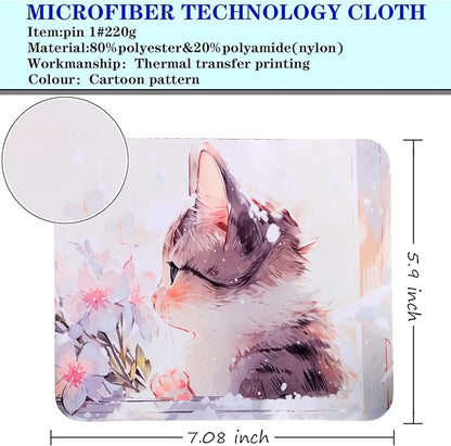 6 Pack Premium Microfiber Cleaning Cloths