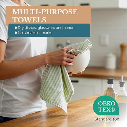Casa Platino Kitchen Towels Cotton and Kitchen Dish Towels – Soft Cotton Set of