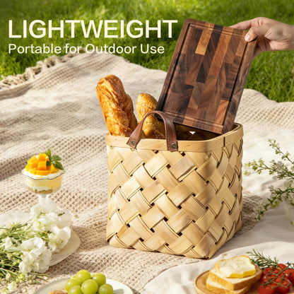 FYCTIO Walnut Wood Cutting Board, Small End Grain Cutting Boards for Kitchen, Compact Size, Lightweight & Durable for Cheese and Small Prep, 9"x6"x0.8"