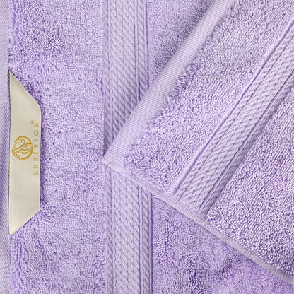 SUPERIOR Egyptian Cotton Pile 8 Piece Towel Set, Includes 2 Bath, 2 Hand
