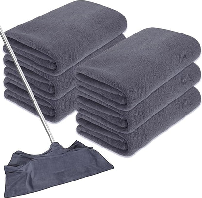 6 Pcs Extra Large Microfiber Cleaning Cloth Reusable Microfiber Towels Thick