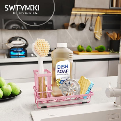 SWTYMIKI Sink Caddy Sponge Holder