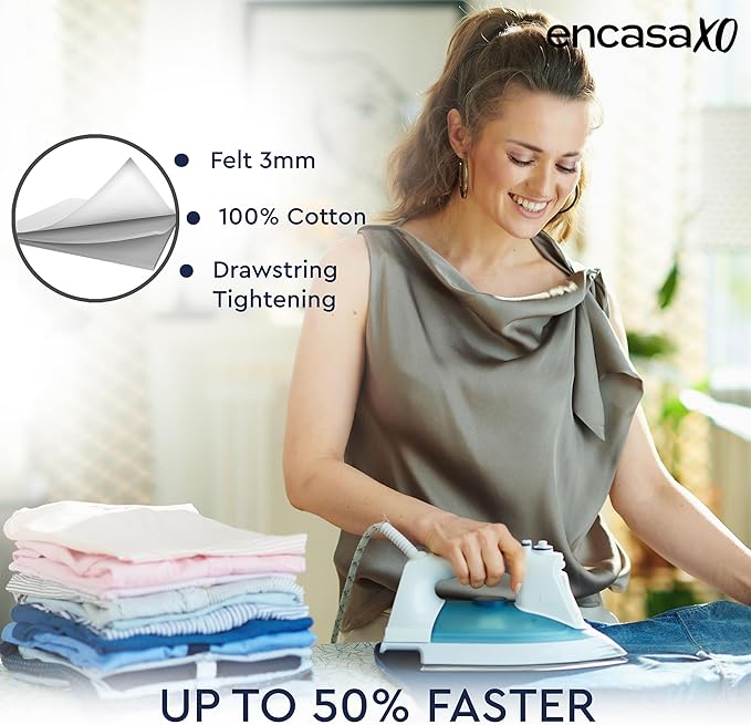 Encasa XO Ironing Board Cover and Pad 54"x15"