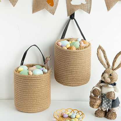 Goodpick 2pack Jute Hanging Basket