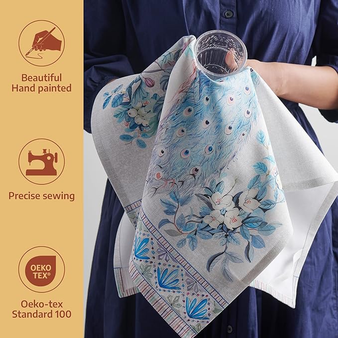 Maison d' Hermine Kitchen Towel 100% Combed Cotton Premium Set of 3
