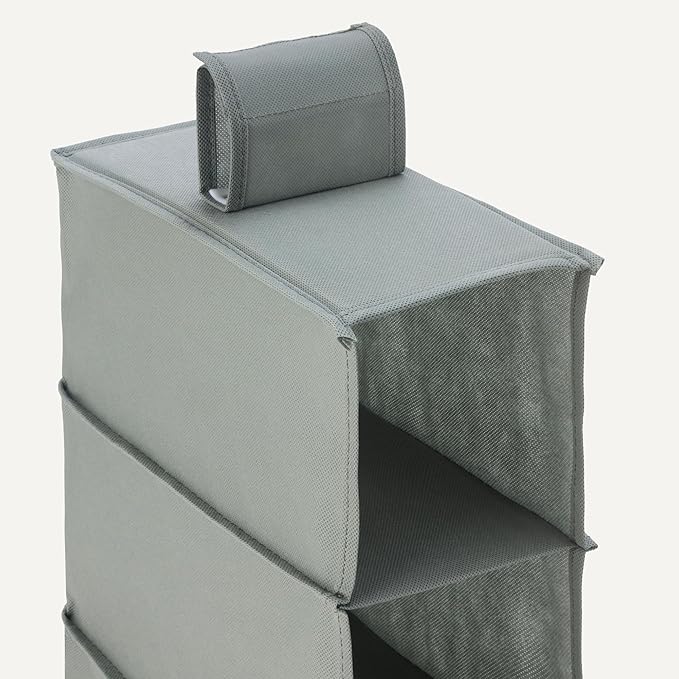 Amazon Basics 8-Tier Hanging Closet Shelf Shoe Organizer, Space Saving Storage