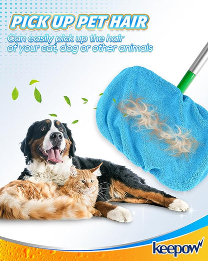 KEEPOW Reusable Dry Sweeping Cloths Microfiber Wet Pads Refill Compatible
