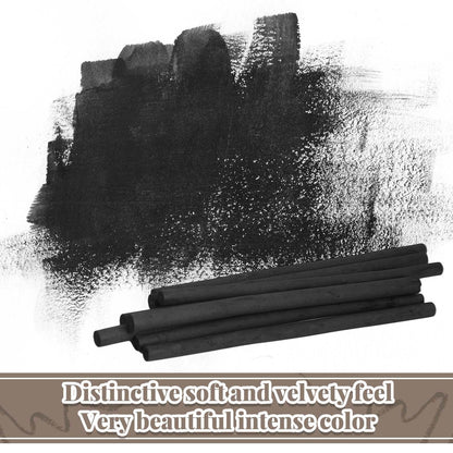 Gueevin 100 Pcs Willow Charcoal Sticks, Willow Charcoal, Artists, Beginners, Students, Perfect for Sketching, Drawing, Shading, and Fine Art Christmas Gifts for Art (2-4mm,4-5mm,5-7mm,7-9mm)