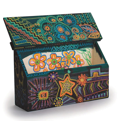 S&S Worldwide Unfinished Wood Letter Box for crafting