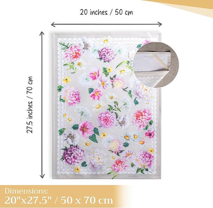 Maison d' Hermine Kitchen Towels Set of 3 100% Cotton 27.50" x 20" Reusable