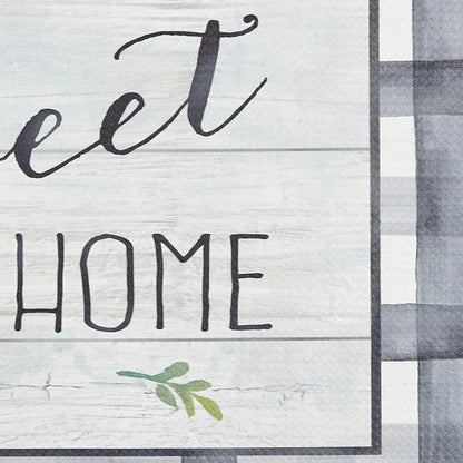 Cozy Living Anti-Fatigue Kitchen Mat, Farmhouse Buffalo Check 17.5"x55"