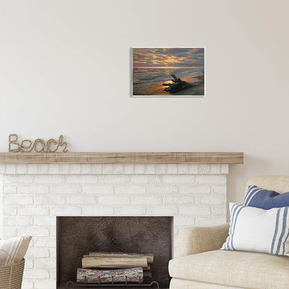 Stupell Industries Driftwood at Sunset Wall Plaque Art by Steve Toole