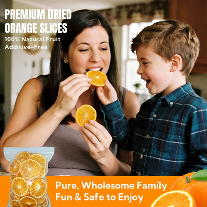 Dried Orange Slices 8.8oz(250g),Approx 50-60 Wheels,Dehydrated Orange Slices NO Addtives,Dried Oranges Sugar Free Natural,Fruit Tea,Dehydrated Fruit for Cocktails,Christmas Day,Crafts,Baking