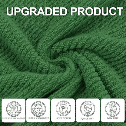 Green Hand Towels for Bathroom