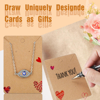 Fumete Earring Holder Cards, 1000 Pcs with Bags, Kraft Color, 2.4 x 3.5 Inch, Earring Display for Jewelry Storage
