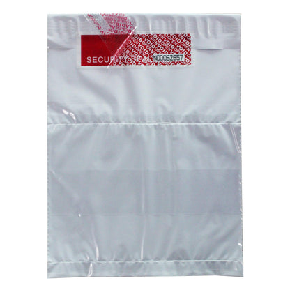 TamperSeals Group - 1 Roll Precut Serial Numbered Red Tamper Evident Security Tape (48mm x 50m x 2mil, 100% Total Transfer, Ultra-Thick “Void” Film, Every 6” Perforation)