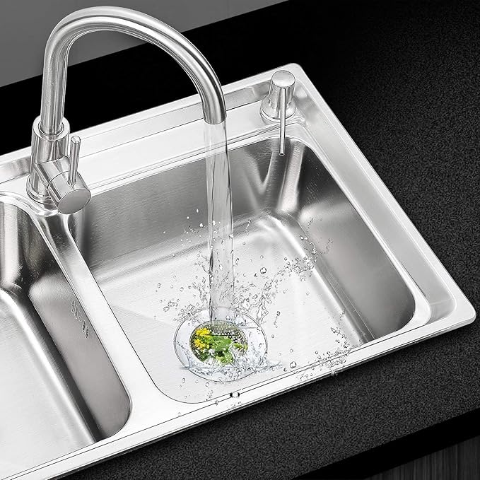 2 Pack - 2.75" Top / 1.5" Basket, Stainless Steel Slop, Kitchen and Bathroom