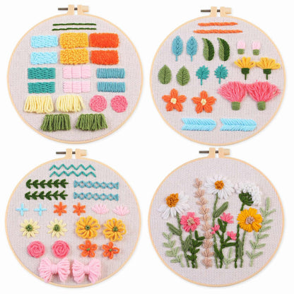Myfelicity Punch nedle kit,Punch Needle Kits Adults Beginner,Learn Various Needlework Techniques for poking Embroidery
