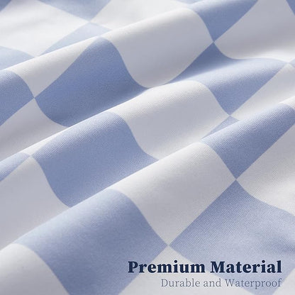 Checkered 2 Pcs Large Travel Laundry Bags
