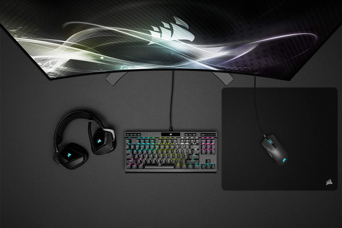 Corsair Sabre RGB PRO Champion Series FPS/MOBA Gaming Mouse - Ergonomic Shape for Esports and Competitive Play - Ultra-Lightweight 74g - Flexible Paracord Cable