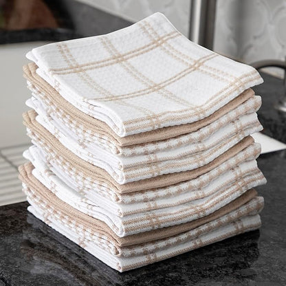 T-Fal Premium Waffle Dish Cloths: Highly Absorbent, Super Soft Long Lasting